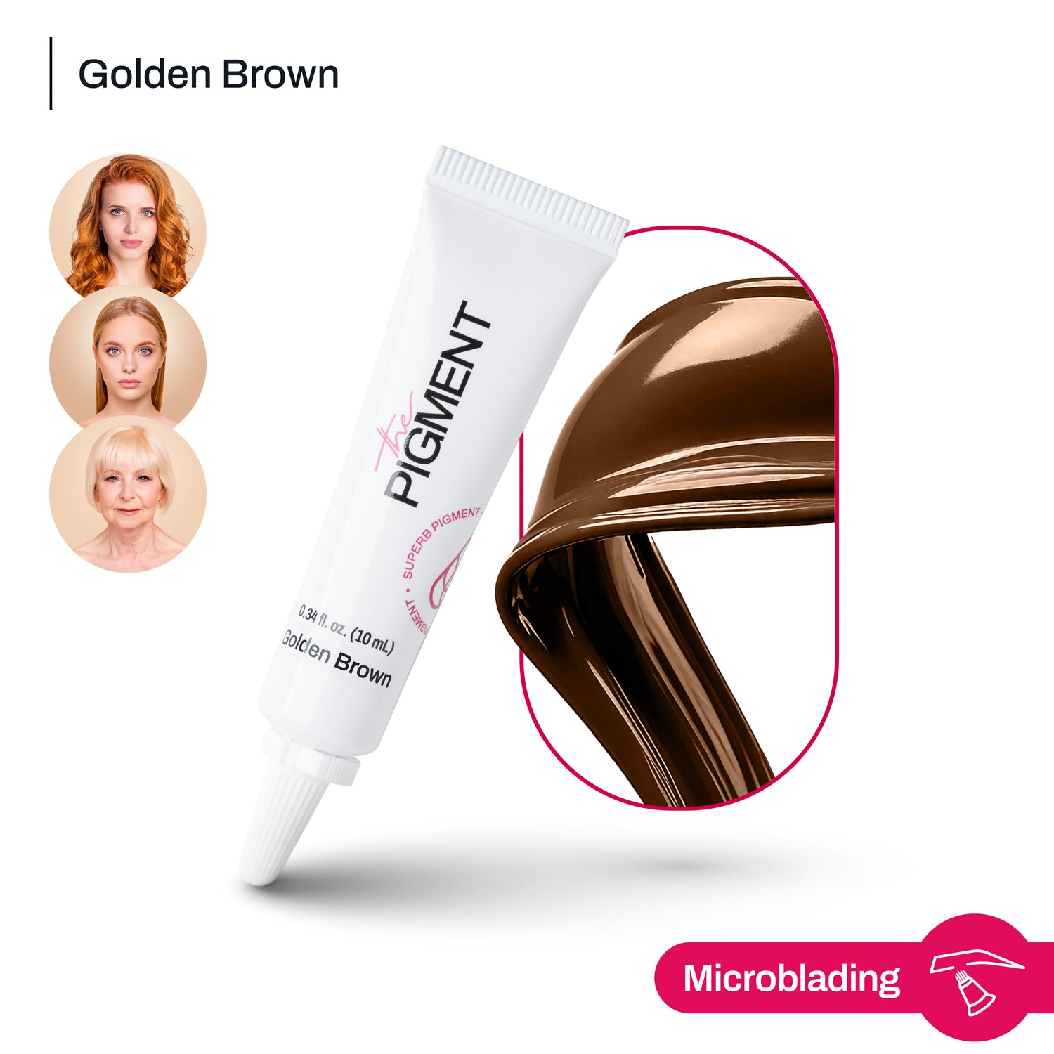 Microblading Pigment - Goldenbrown - 10ml