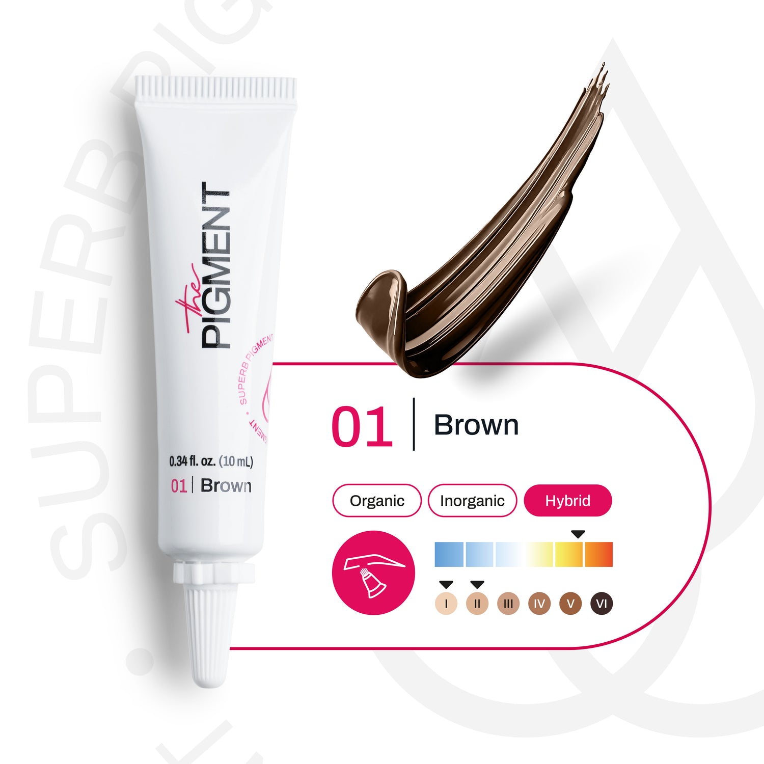 Microblading Pigment - Brown 1 - 10ml
