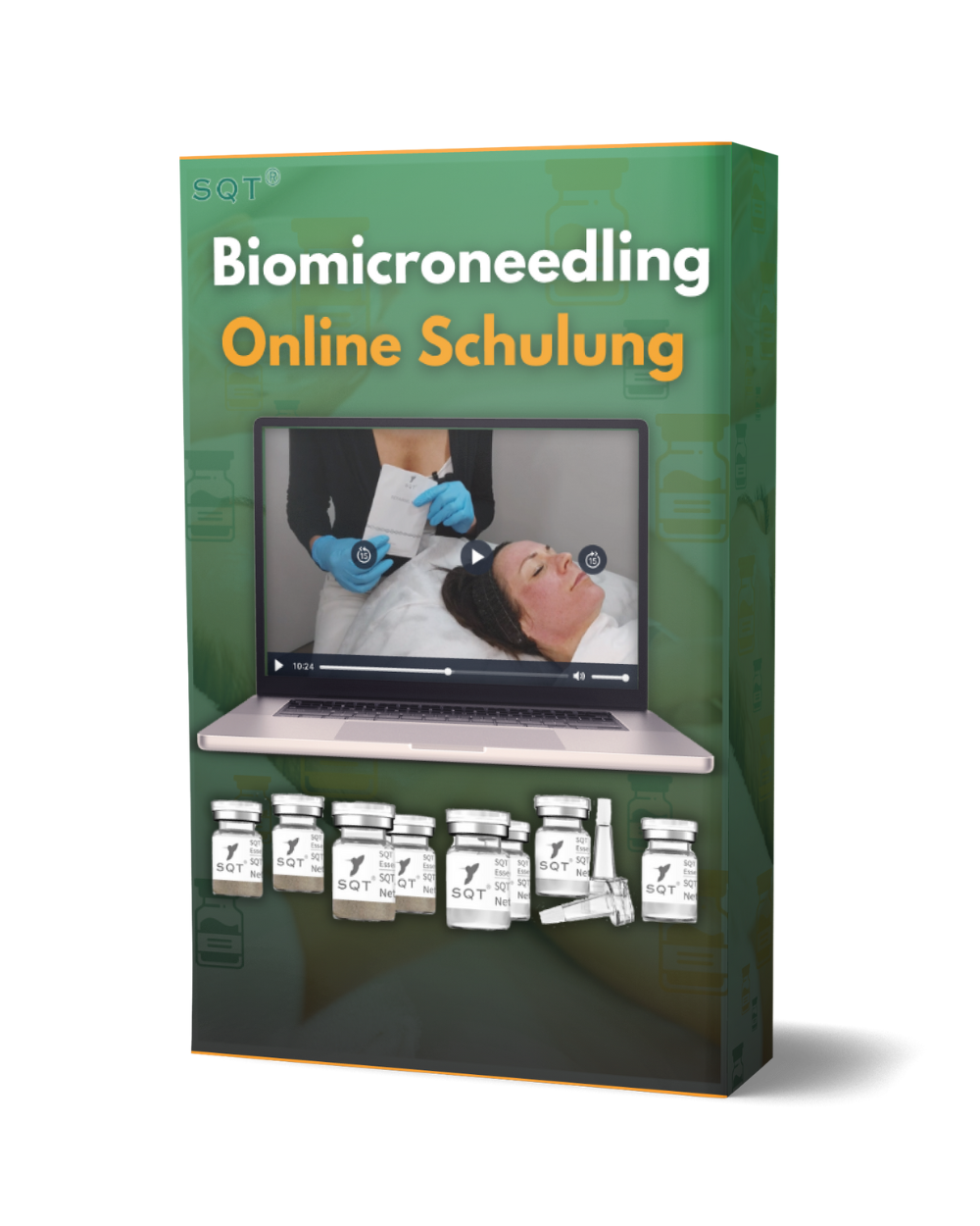 Set de inicio antienvejecimiento SQT Biomicroneedling que incluye formación en línea