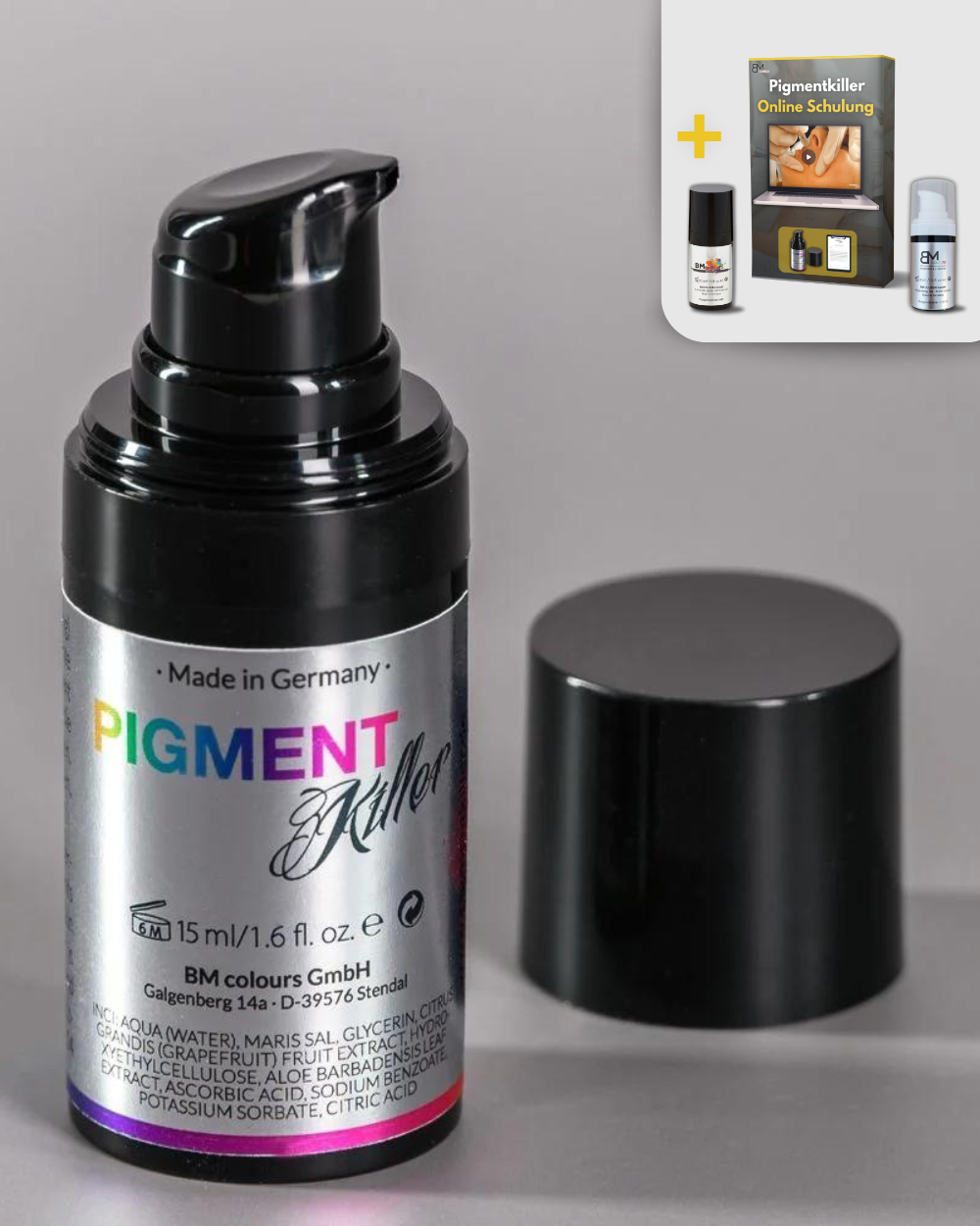 Eliminador de pigmentos de 15 ml, incluido vídeo de formación