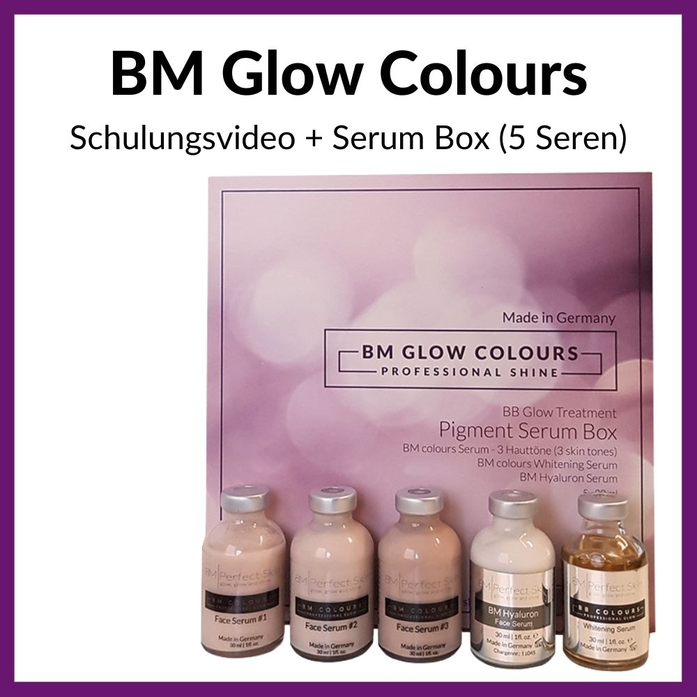 Vídeo de entrenamiento BM Glow Colors + caja de sérum (5 sérums)